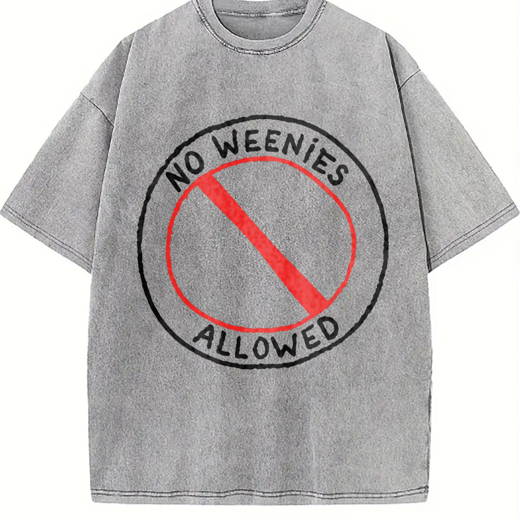 No Weenies Allowed Vintage Washed T-Shirt product image 5