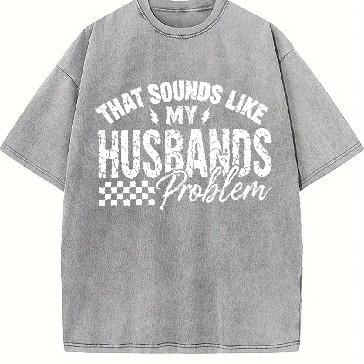 Humorous Family Issues Fun Vintage Washed T-Shirt product image 5