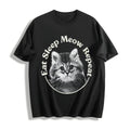 Eat Sleep Meow Repeat Funny Cute Kitten Lovers For Ladies product image 1