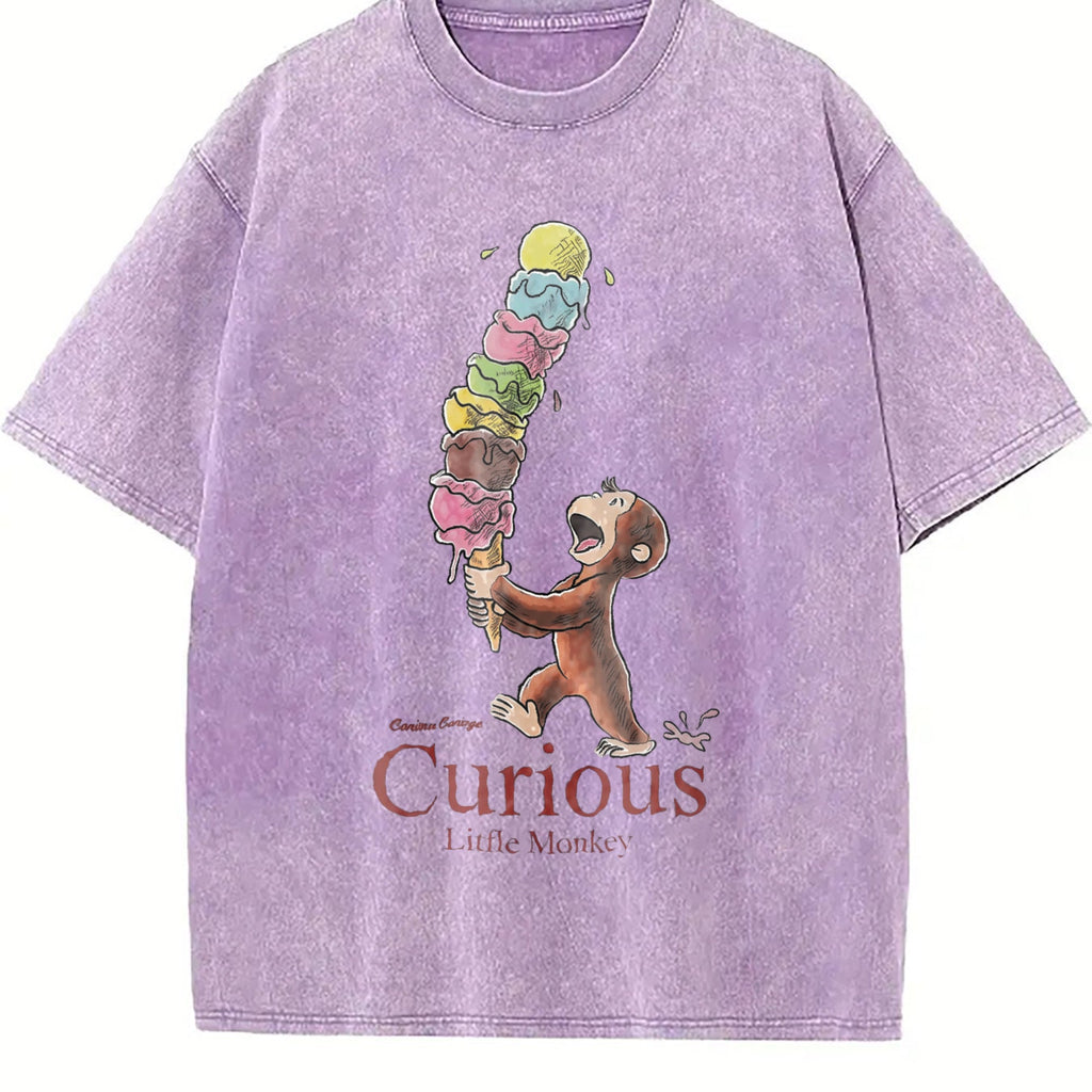 Curious George Little Monkey Vintage Washed T-Shirt product image 6