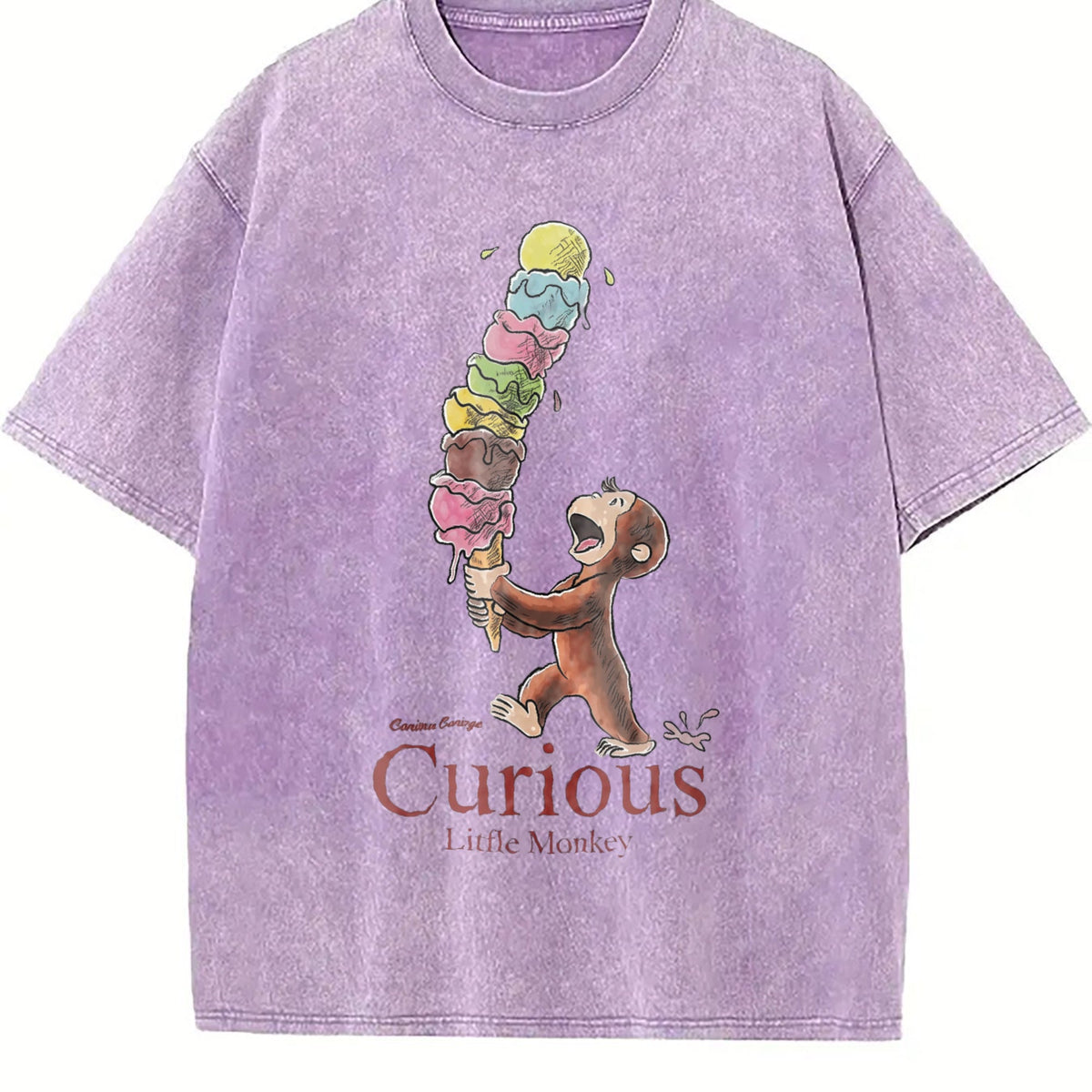 Curious George Little Monkey Vintage Washed T-Shirt product image 6