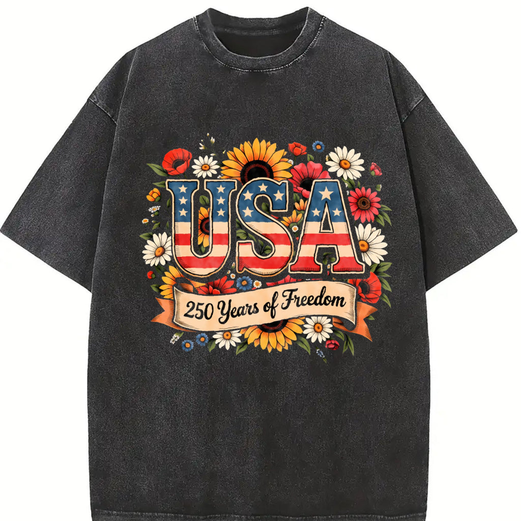 4th Of July Patriotic : USA 250th Anniversary Flag Vintage product image 2