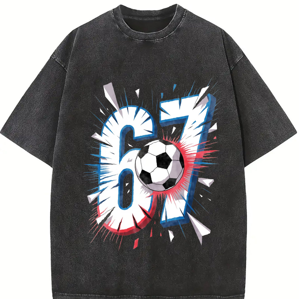 Global Soccer Fan Vintage Washed T-Shirt product image 2