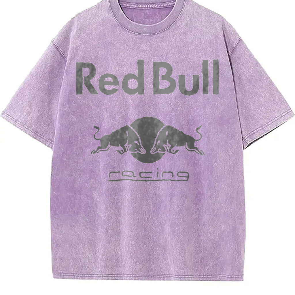 Black White Racing Best Vintage Washed T-Shirt product image 6