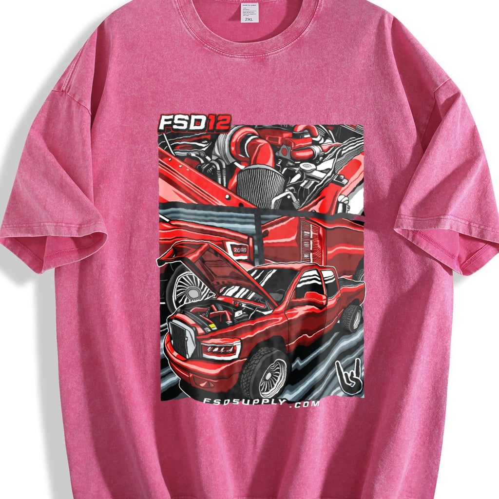 Red Truck Build Blend For Diesel Builders Vintage Washed product image 7