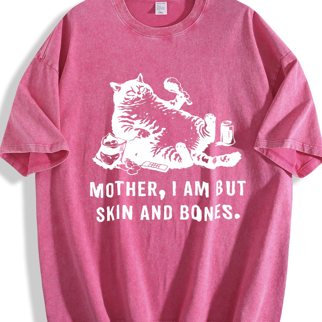 Funny Cat Mom Vintage Washed T-Shirt product image 7