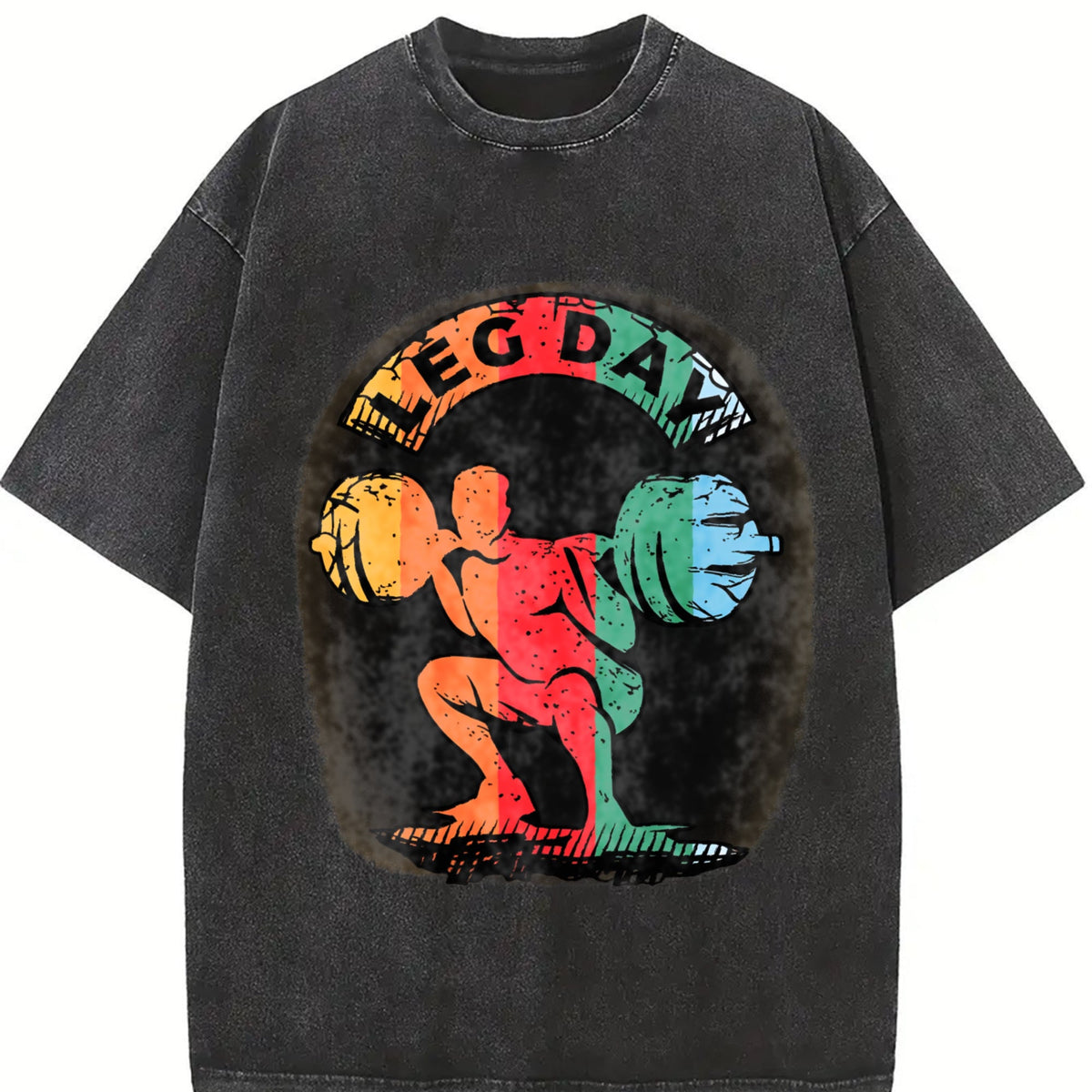 Gym Motivation Vintage Washed T-Shirt product image 2