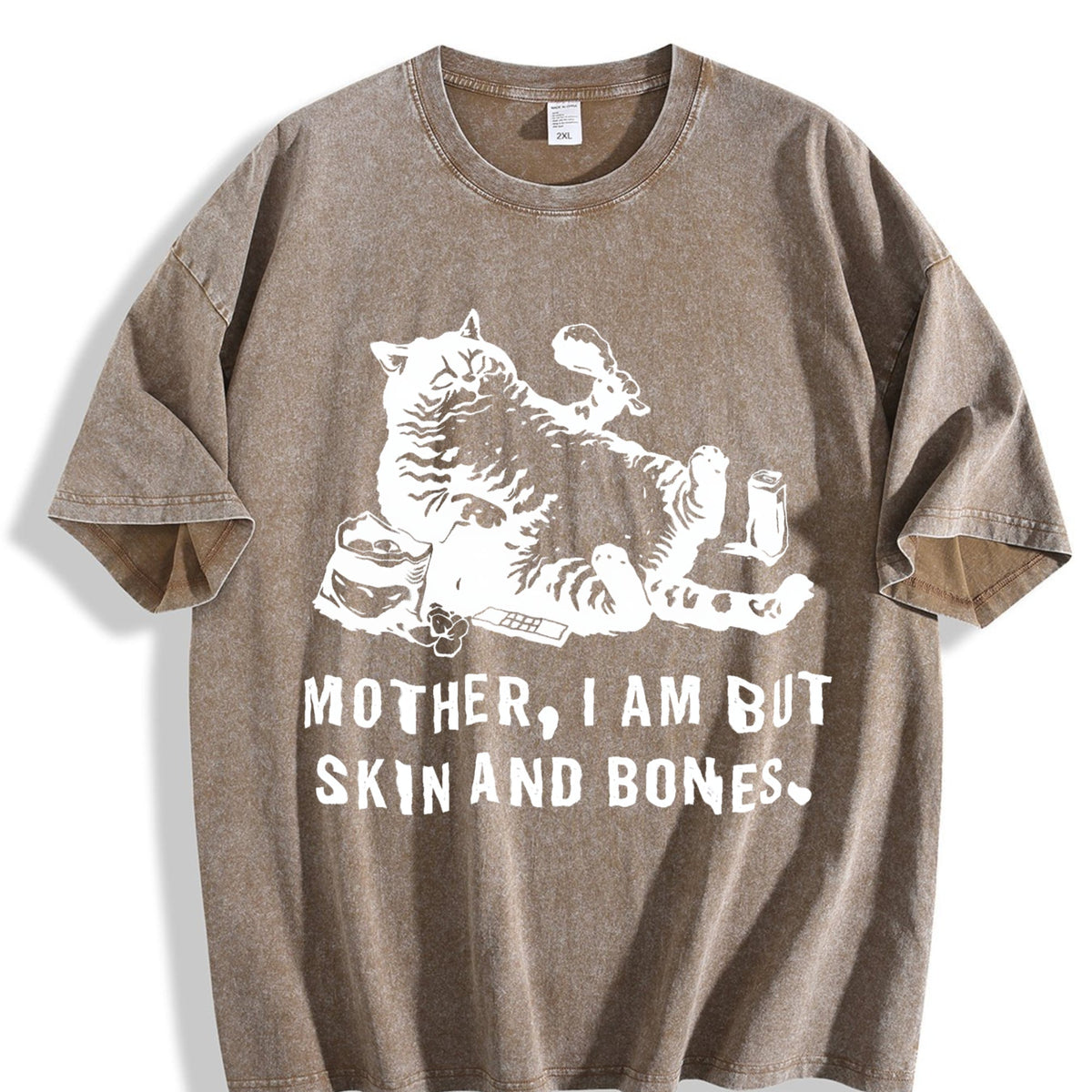 Funny Cat Mom Vintage Washed T-Shirt product image 3