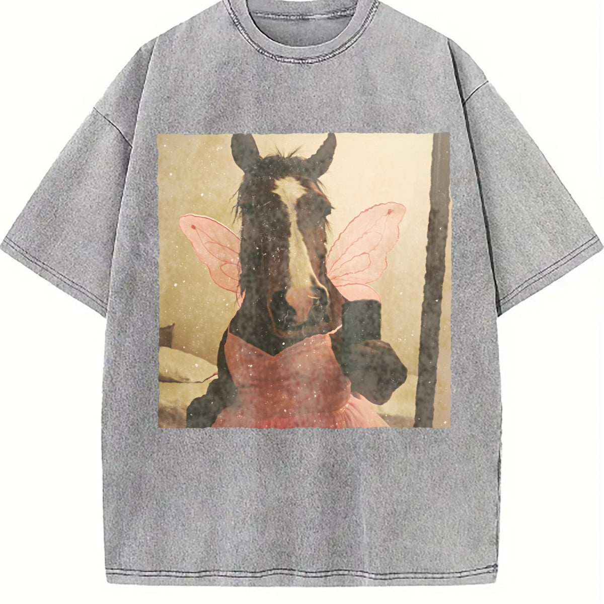 Patterned Vintage Washed T-Shirt product image 5
