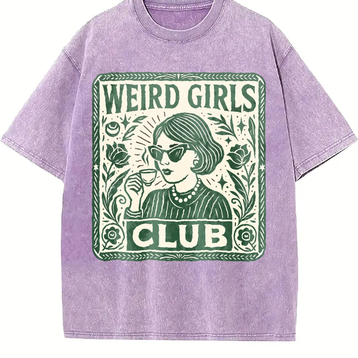 Weird Girls Club Vintage Washed T-Shirt product image 6