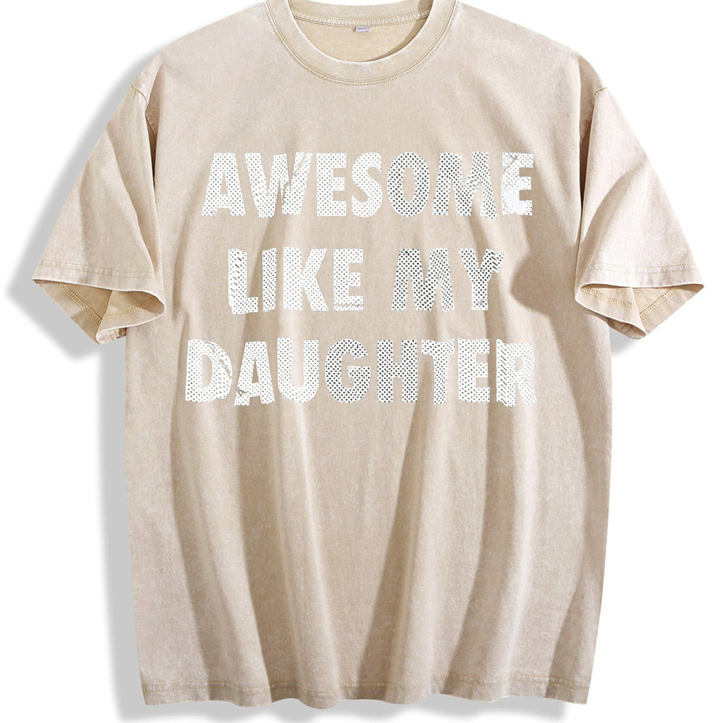 Awesome Like My Daughter Funny Fathers Day Dad Vintage product image 1