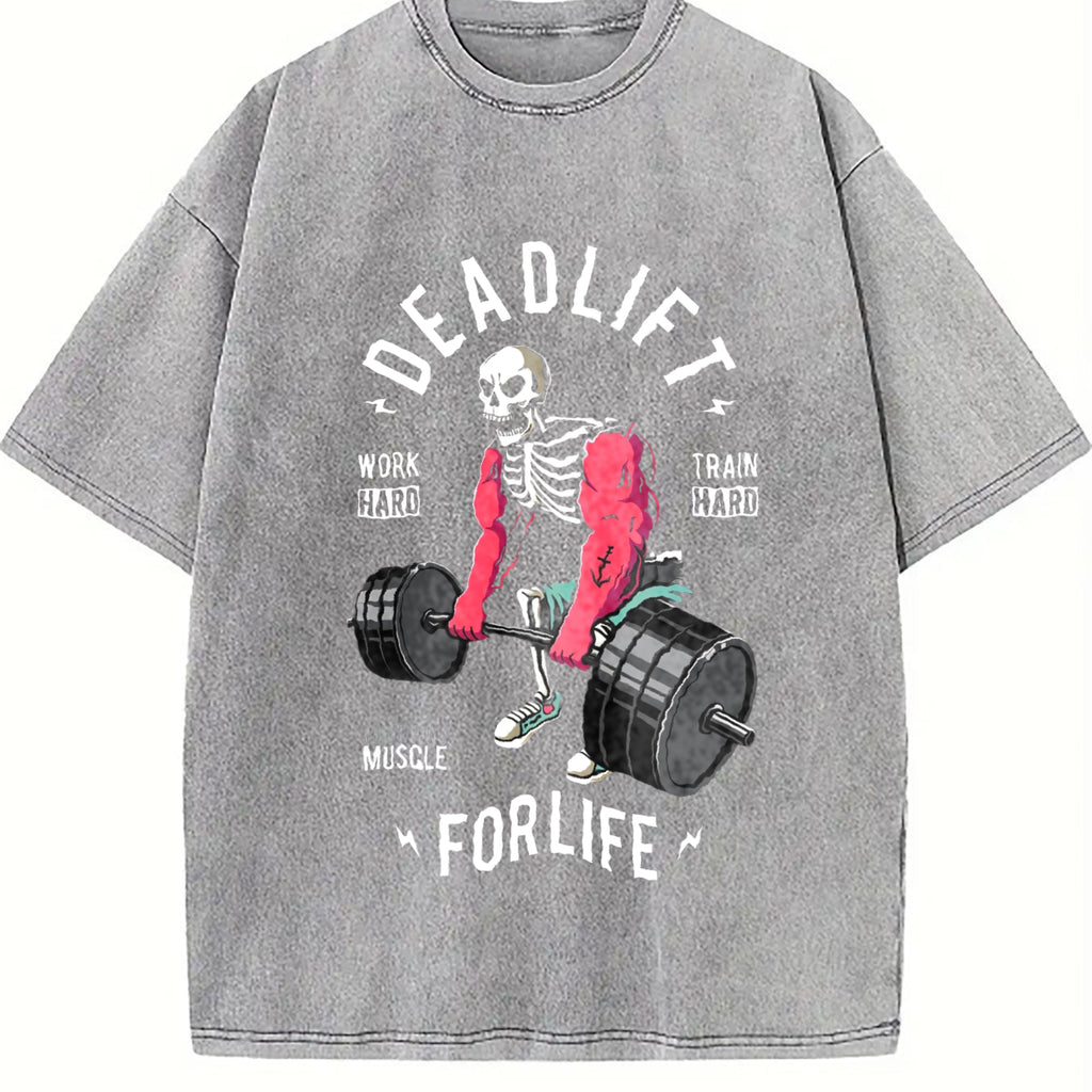 Gym Motivation Vintage Washed T-Shirt product image 5