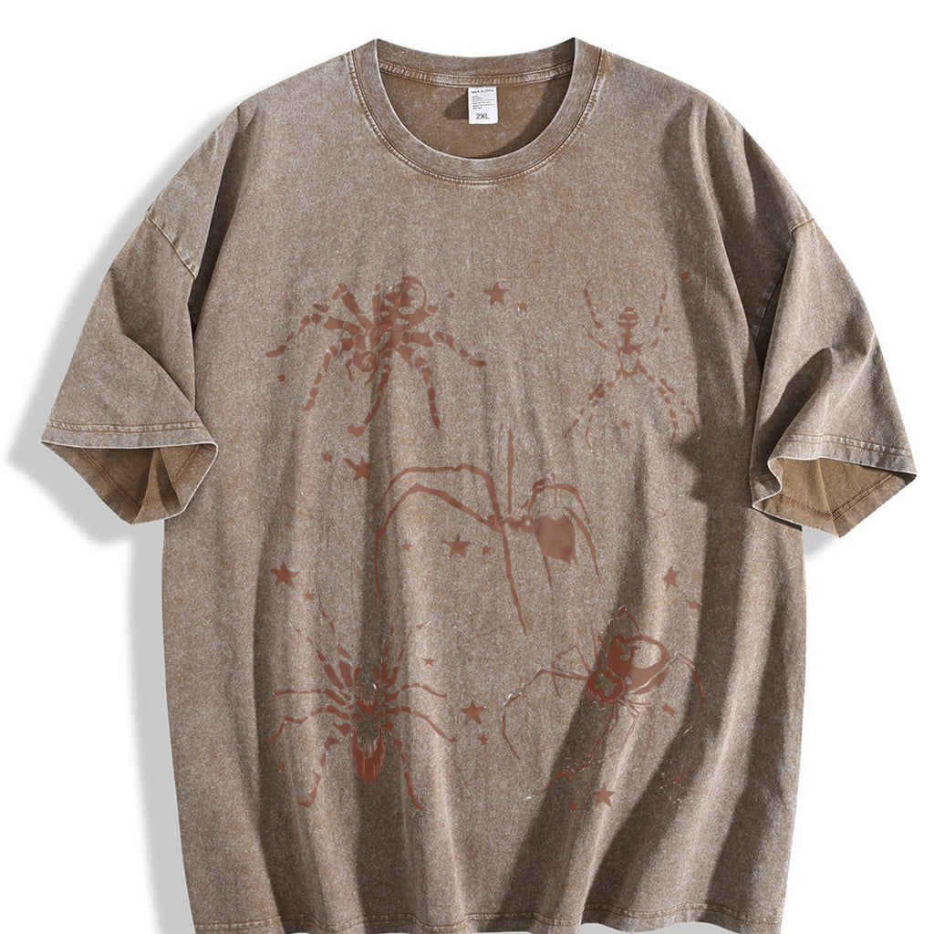 Spider Tattoo Vintage Washed T-Shirt product image 3