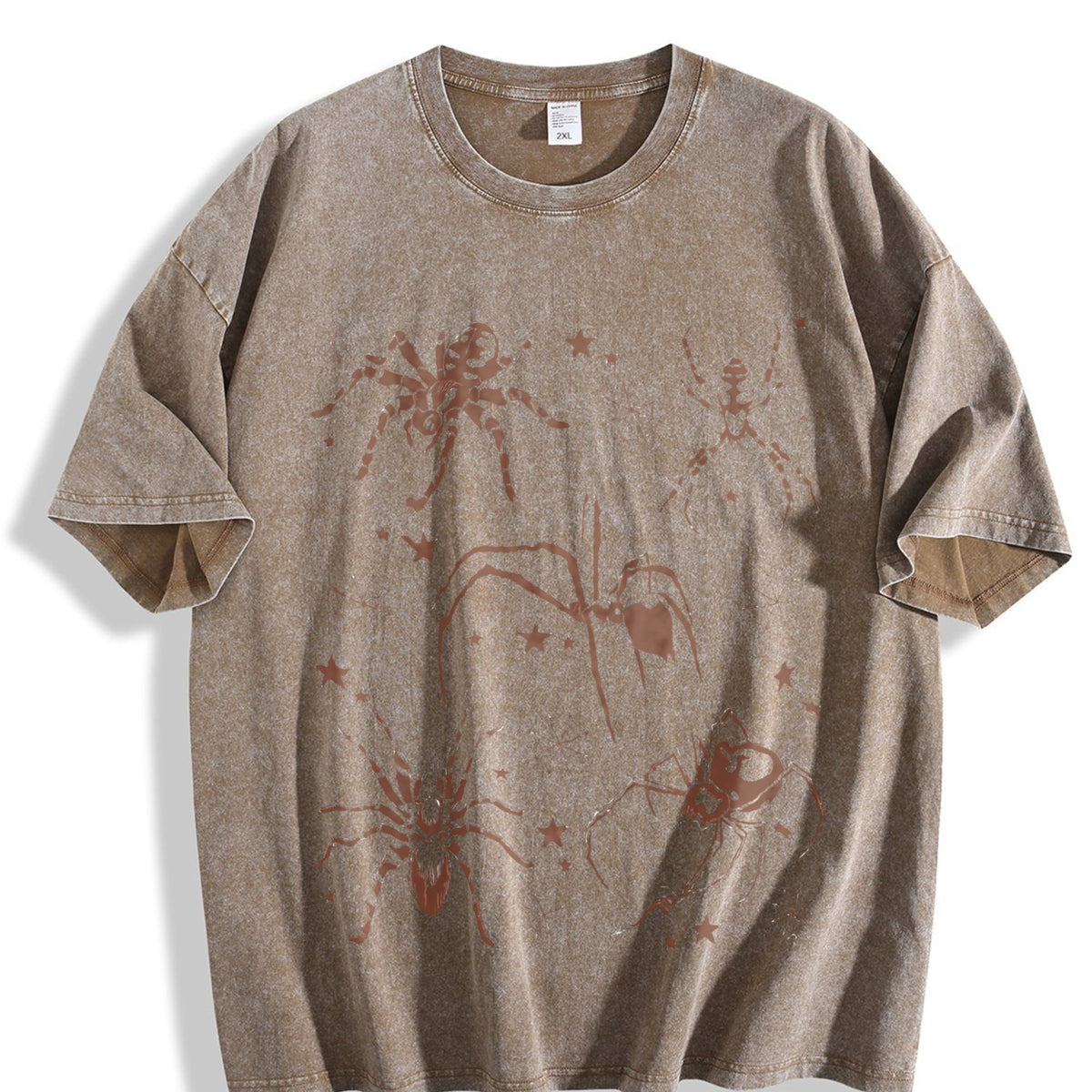 Spider Tattoo Vintage Washed T-Shirt product image 3
