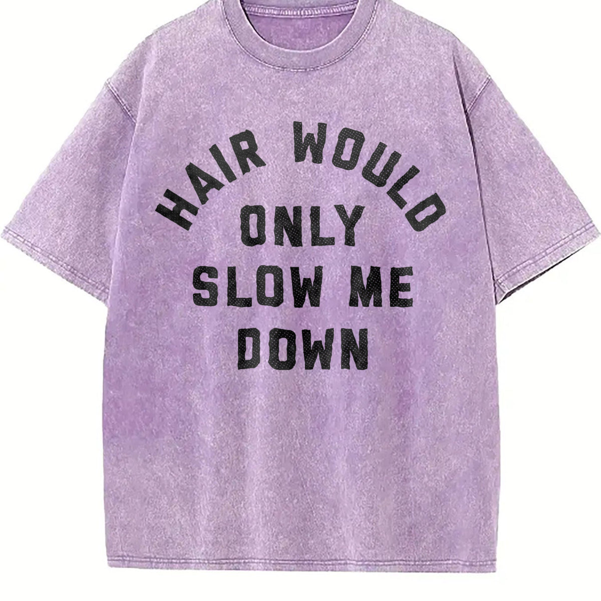 Funny Hair Would Only Slow Me Down Sarcastic Bald Vintage product image 6