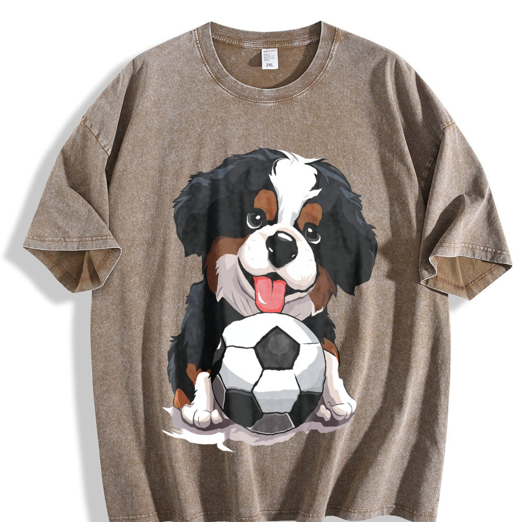Global Soccer Fan Vintage Washed T-Shirt product image 3