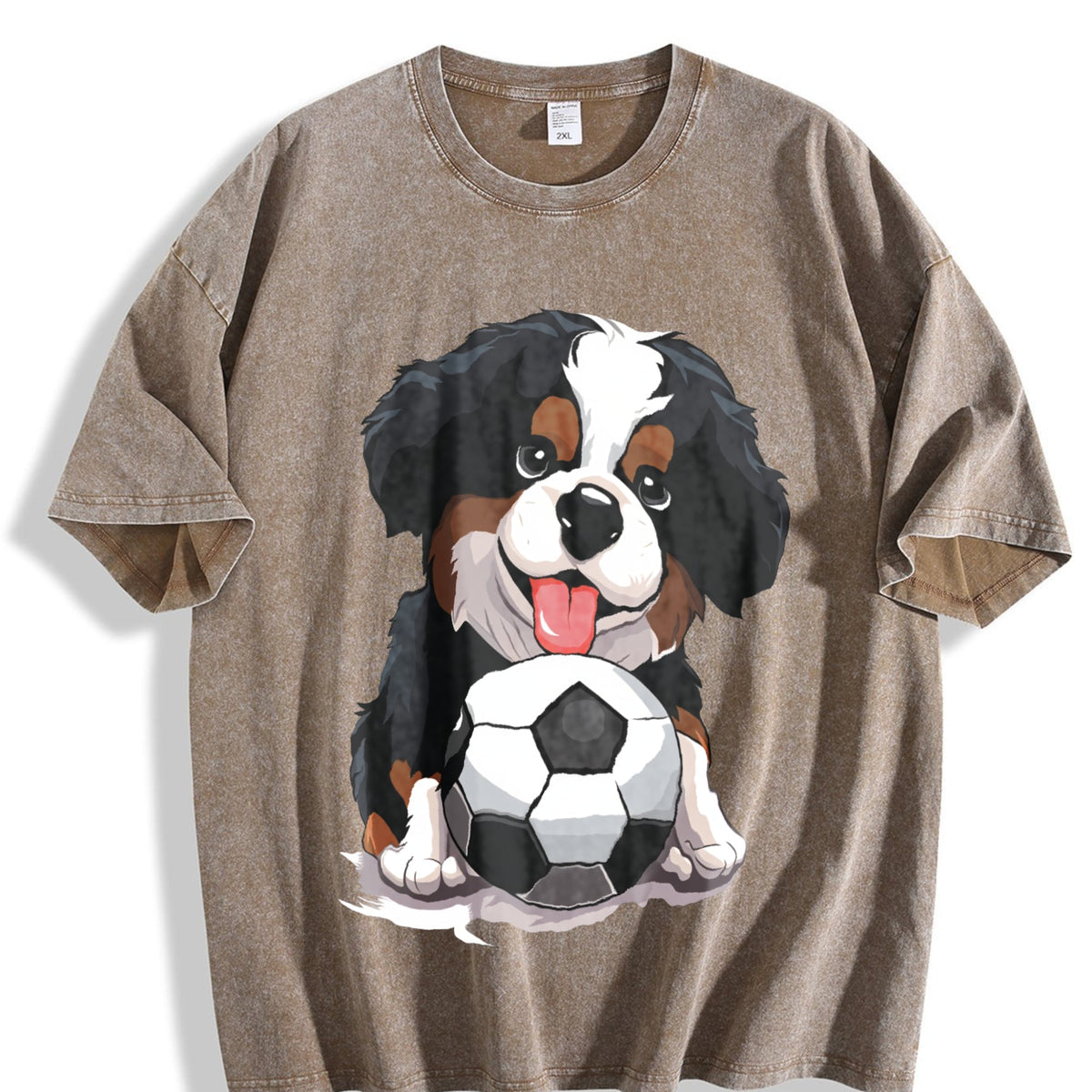 Global Soccer Fan Vintage Washed T-Shirt product image 3