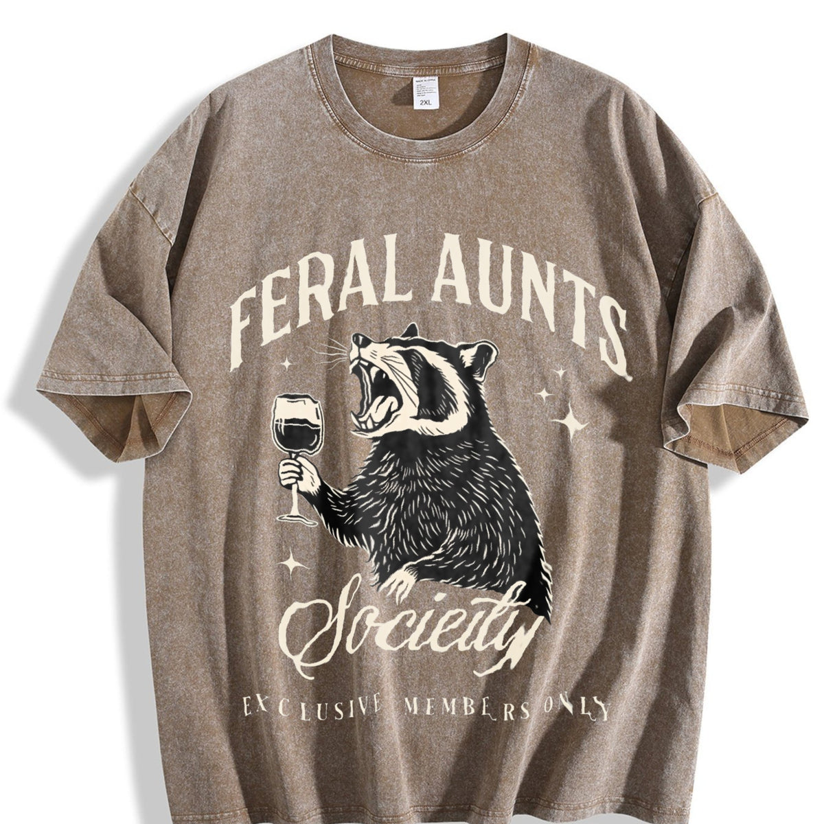 Feral Aunts Society Vintage Washed T-Shirt product image 3