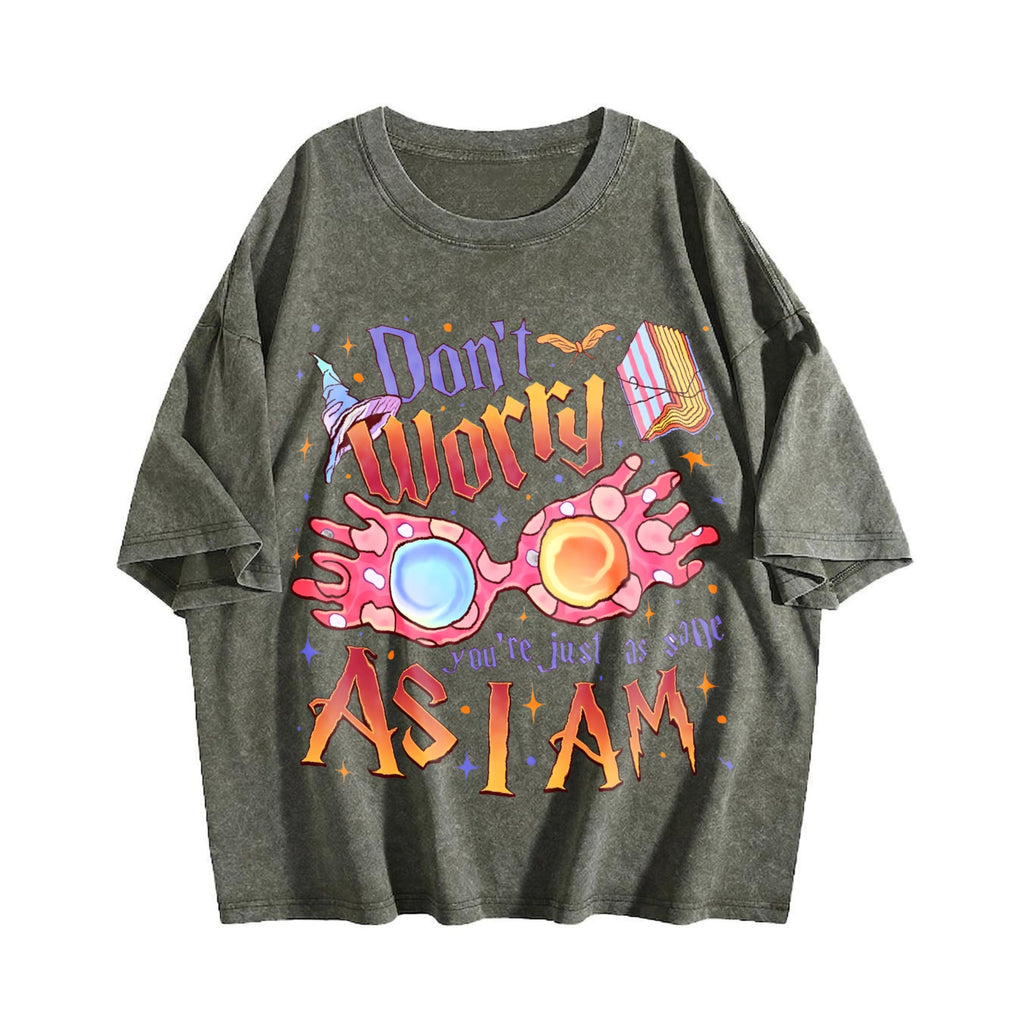 Magical Glasses Wizard Movie Vintage Washed T-Shirt product image 4
