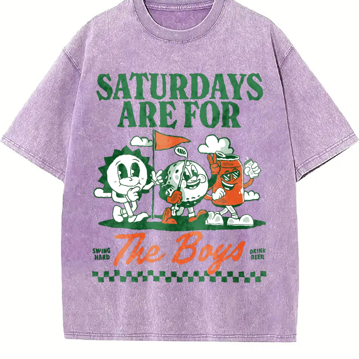 Saturdays With The Boys Golf - Vintage Washed T-Shirt product image 6