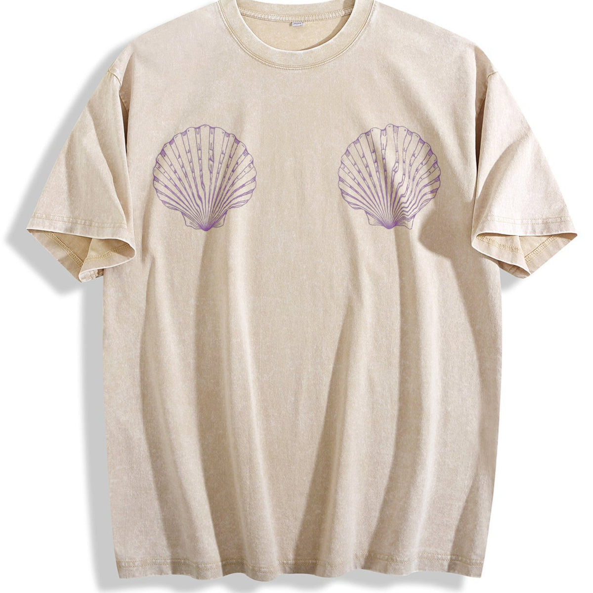 Seashell Bra Vintage Washed T-Shirt product image 1