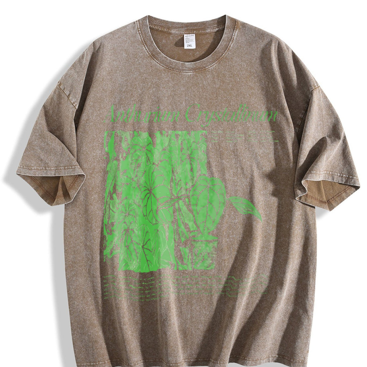Anthurium Crystallinum Vintage Washed T-Shirt product image 3