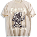 Slow Hiking Society Sloth Hiker Vintage Washed T-Shirt product image 1