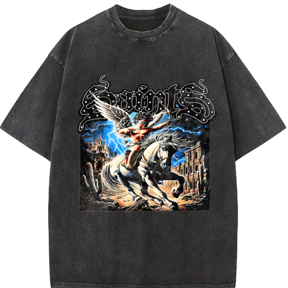 Saint Cherub & Horse Vintage Washed T-Shirt product image 2