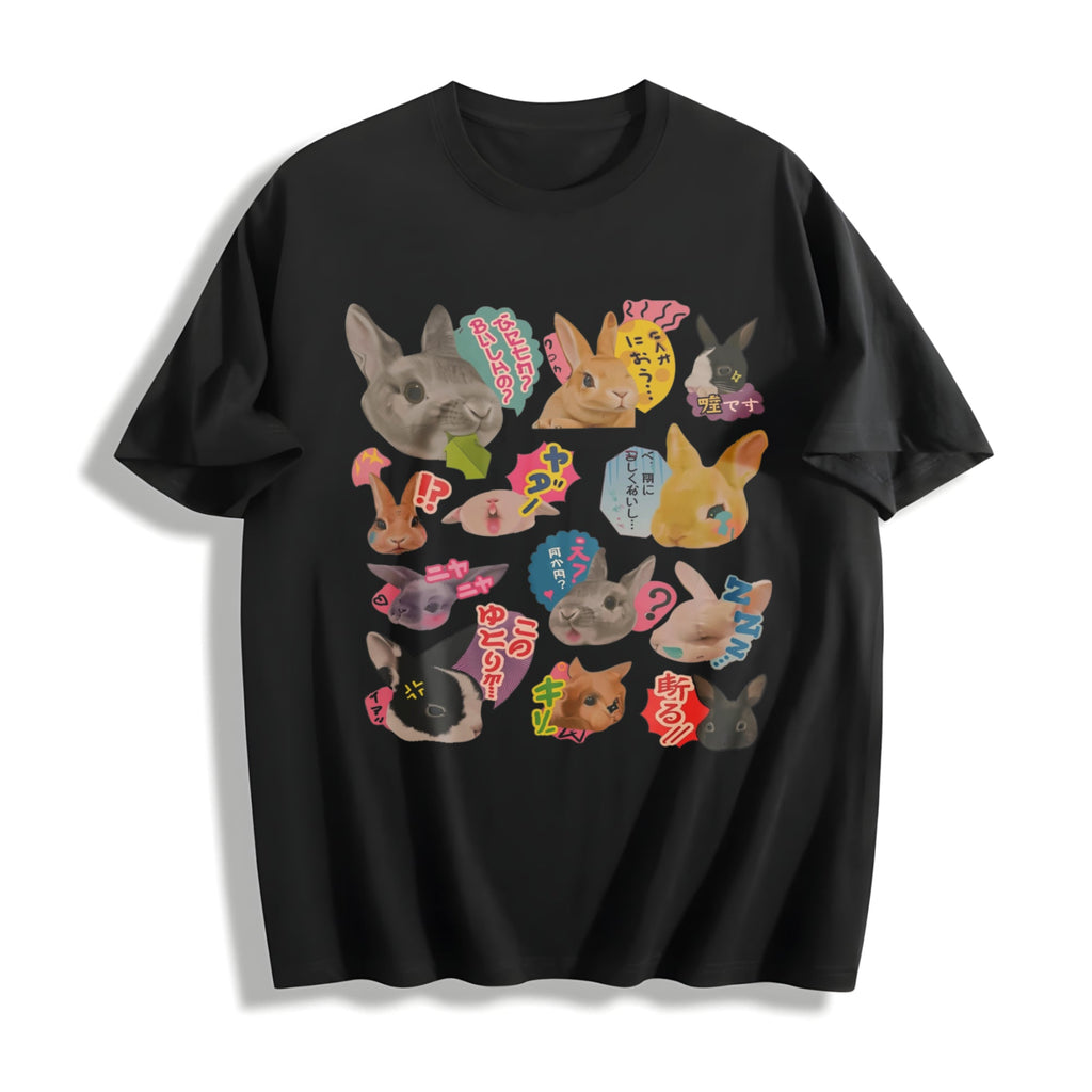 Y2K Bunny 90s Harajuku Cotton T-Shirt product image 1