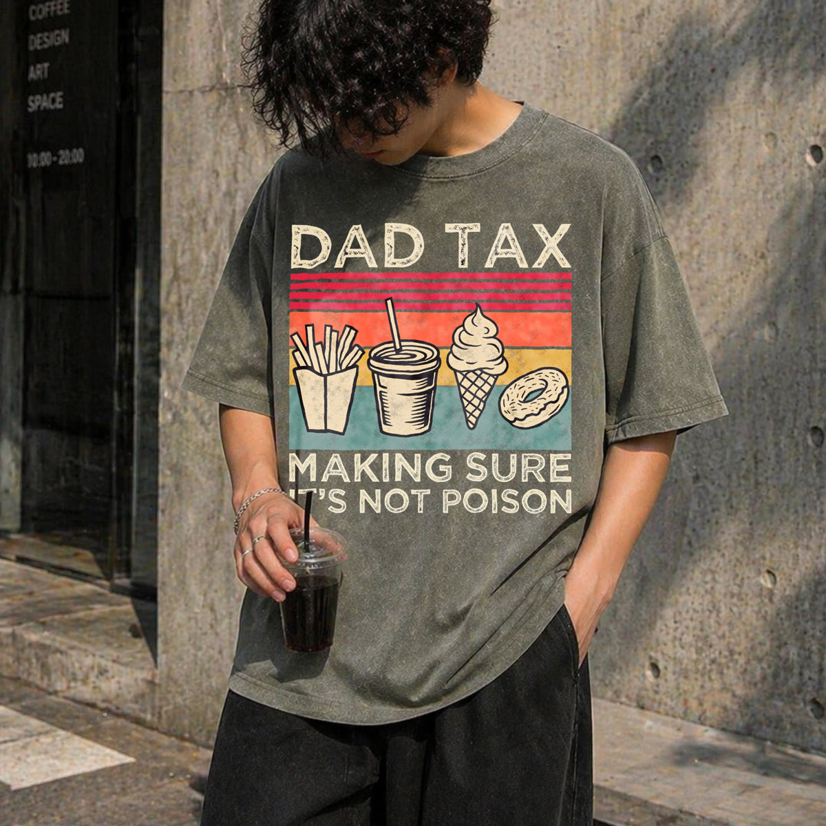 Dad Tax Vintage Washed T-Shirt product image 4
