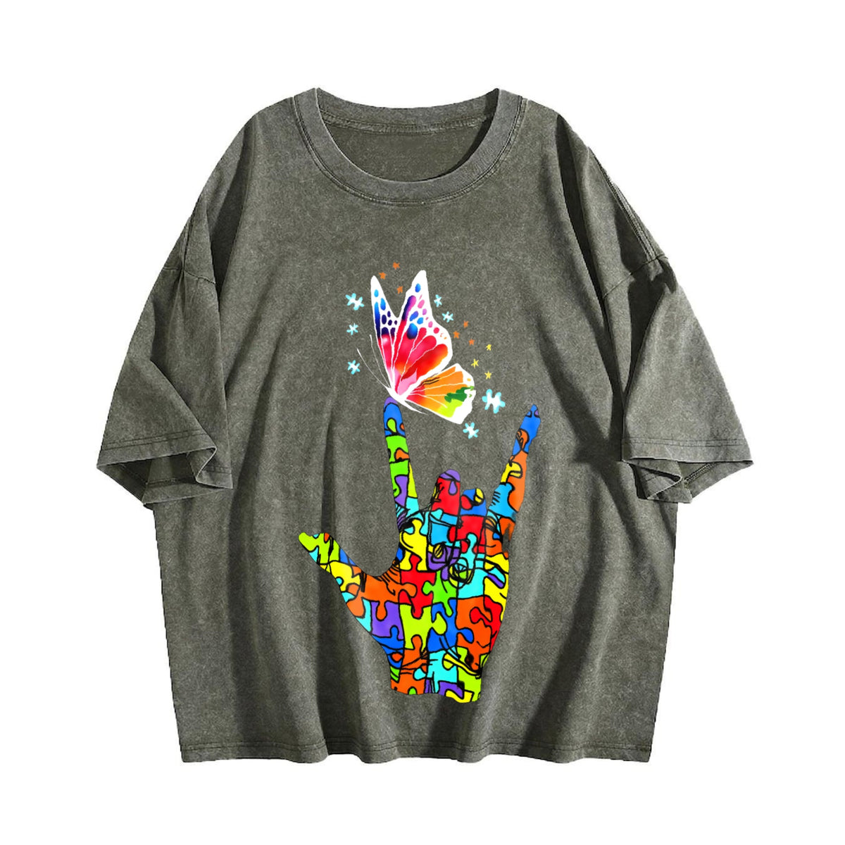 Autism Awareness Advocate Hand-drawn Feel Relaxed Vintage product image 4