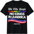 No Kings In America Anti Trump Cotton T-Shirt product image 1