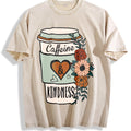 Caffeine And Kindness Vintage Washed T-Shirt product image 1