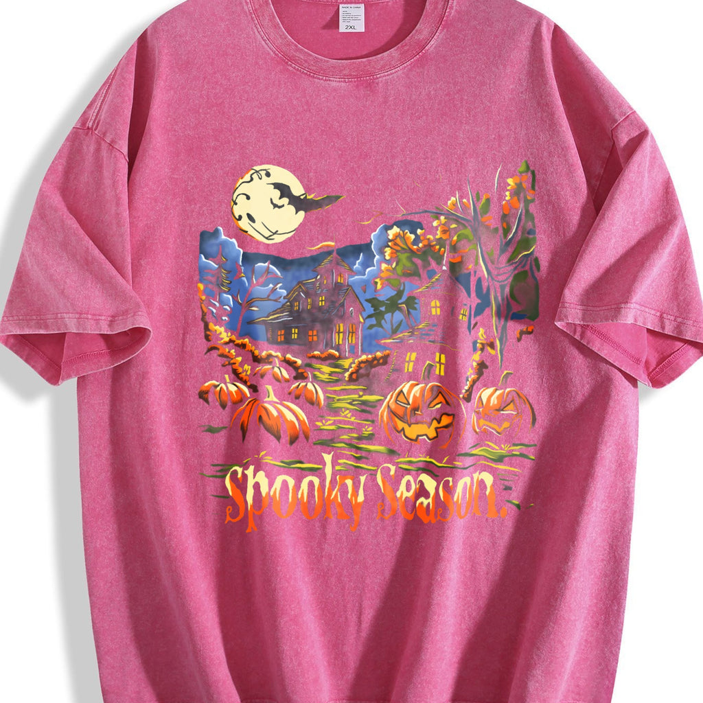 Spooky Season 90s Vintage Washed T-Shirt product image 7