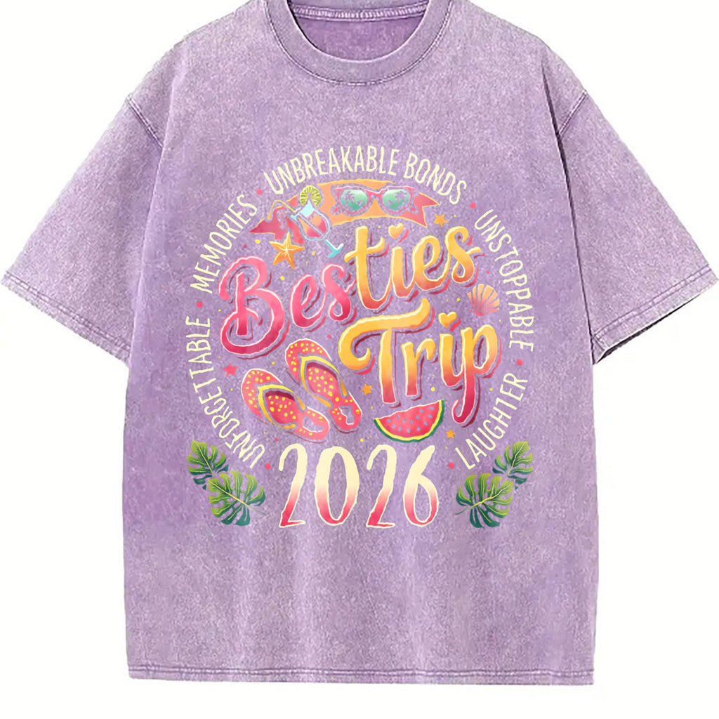 Y2K 100 Boxy Aesthetic Summer Vibes Vintage Washed T-Shirt product image 6