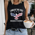 Land Of The Free Because Of The Brave Women's Tank Top