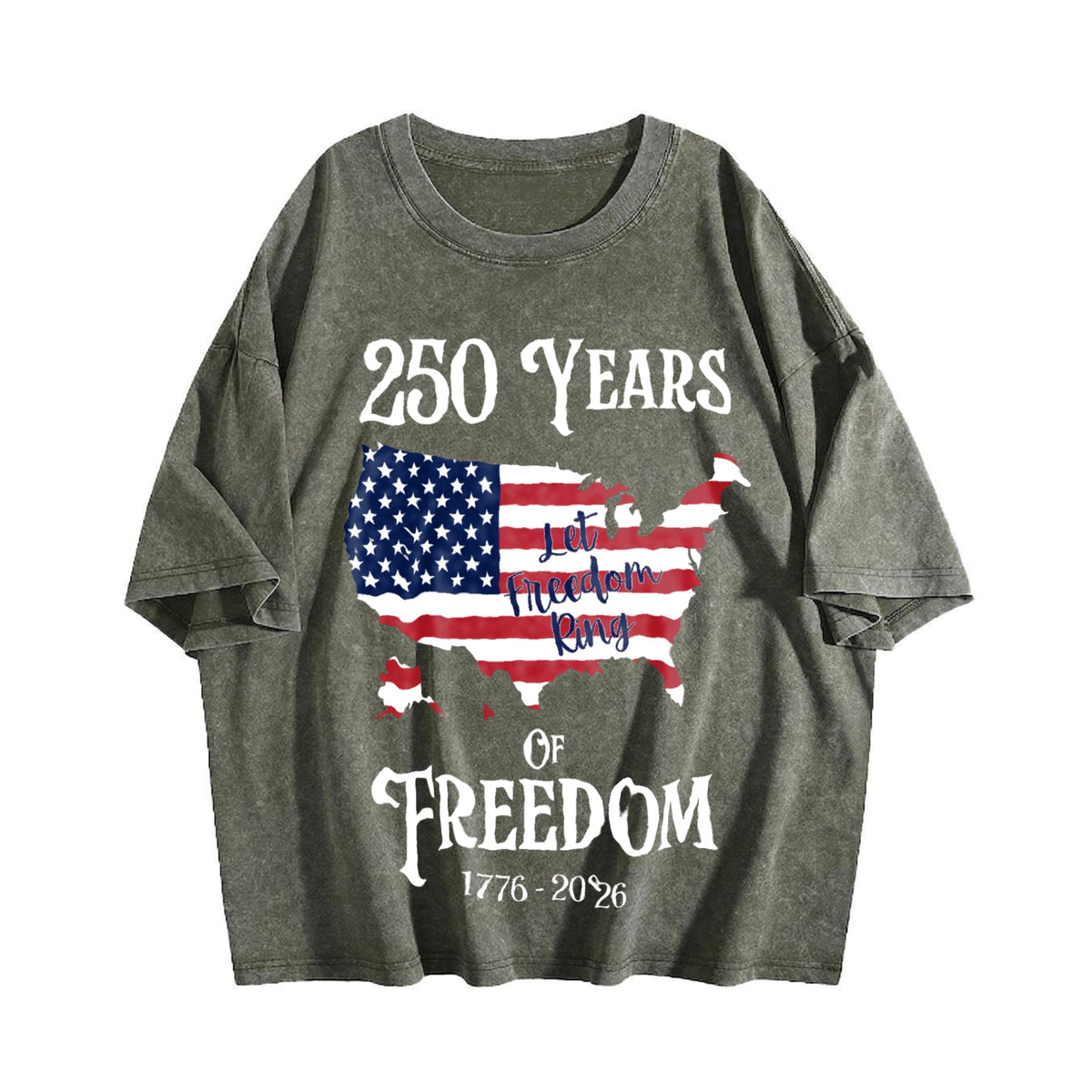 250 Years Of Freedom Vintage Washed T-Shirt product image 4