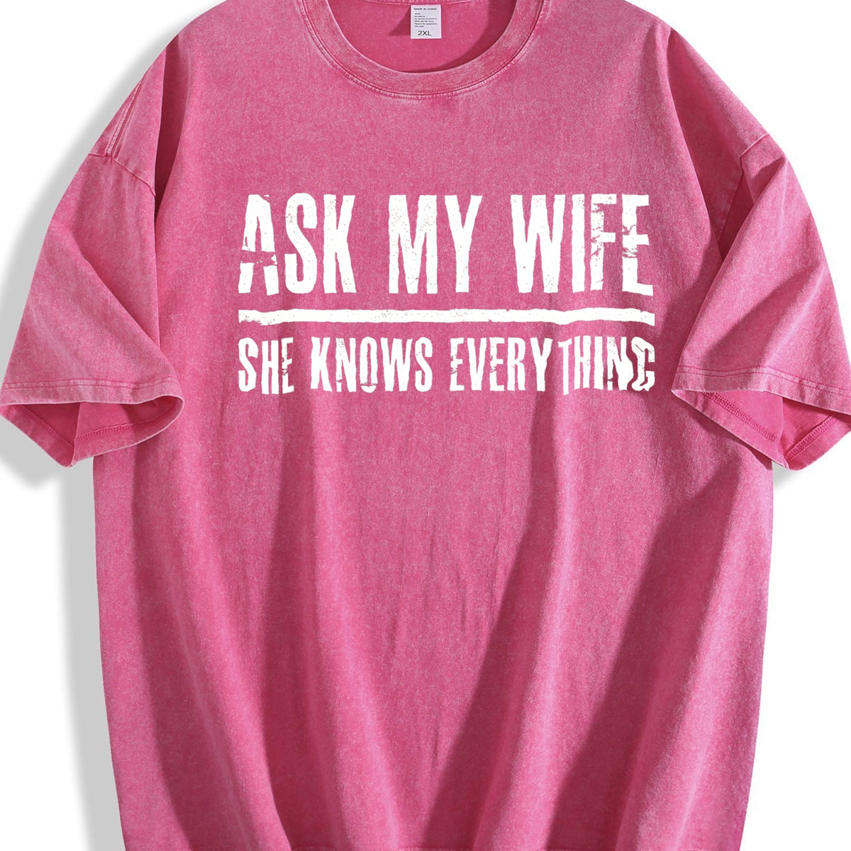 Funny Daughter Wife Slogan Vintage Washed T-Shirt product image 7