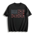 Chinoiserie American Flag Cotton T-Shirt product image 1