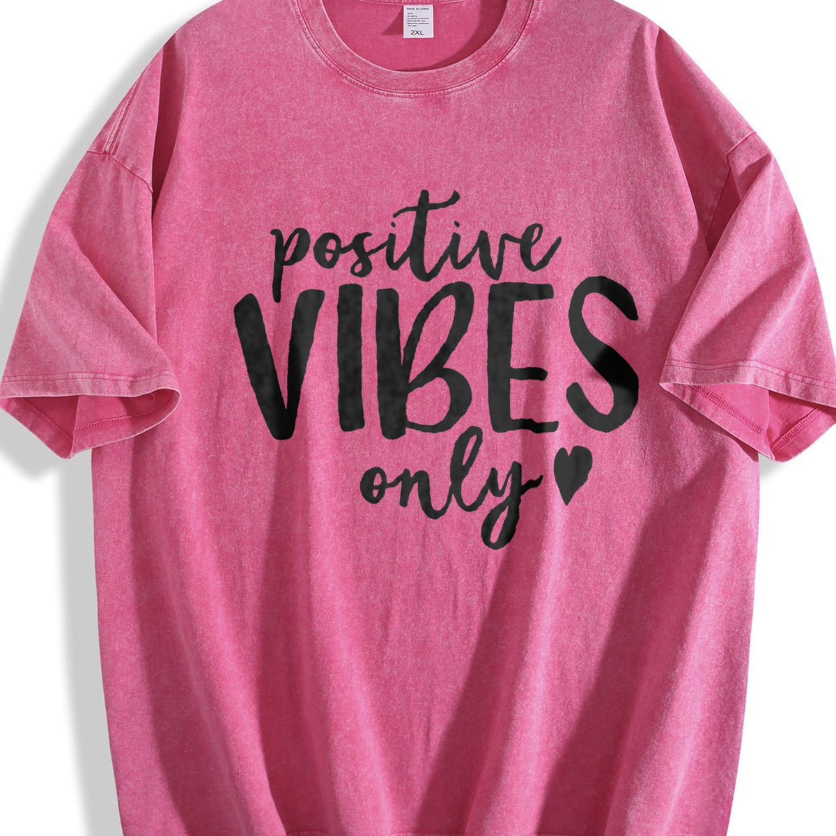 Positive Vibes Only Good Vintage Washed T-Shirt product image 7