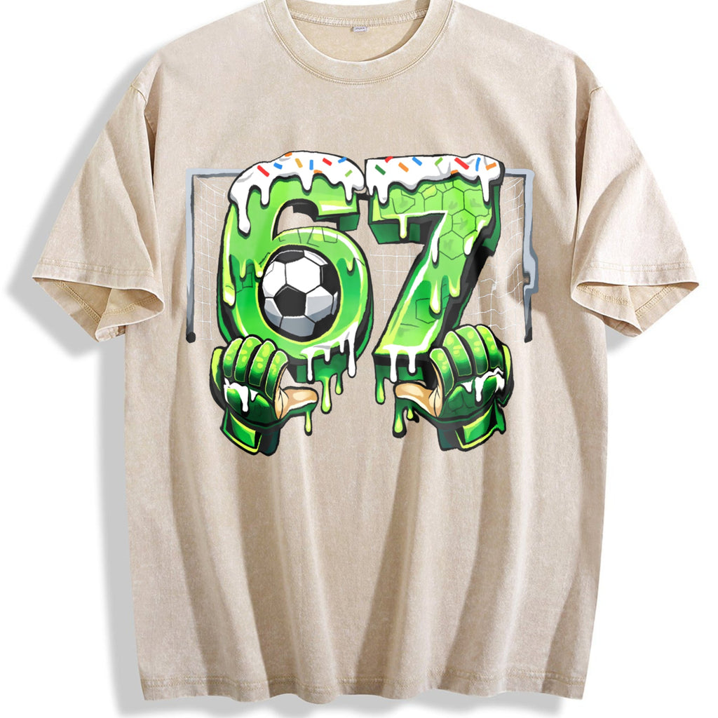 Global Soccer Fan Vintage Washed T-Shirt product image 1