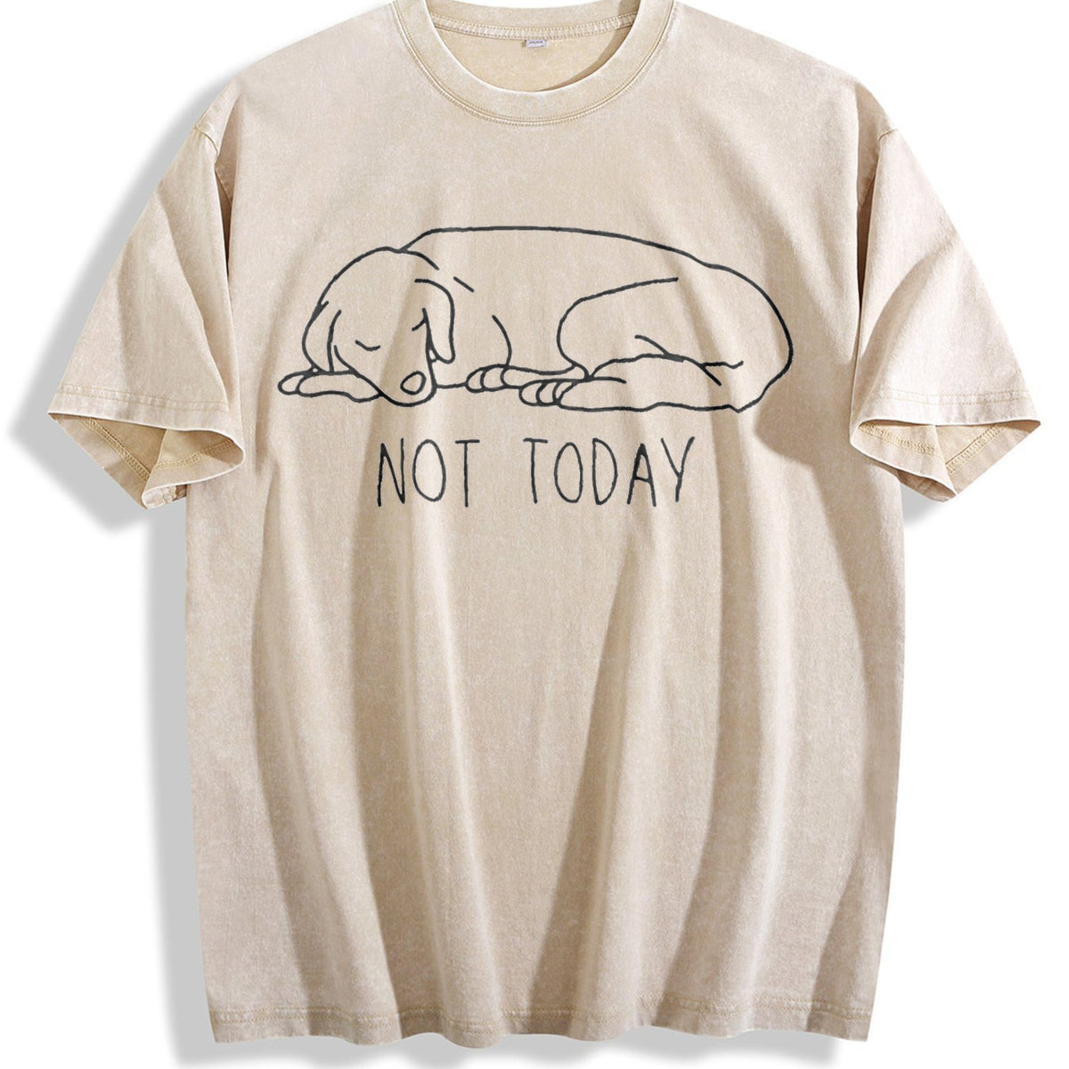 Funny Not Today Vintage Washed T-Shirt product image 1