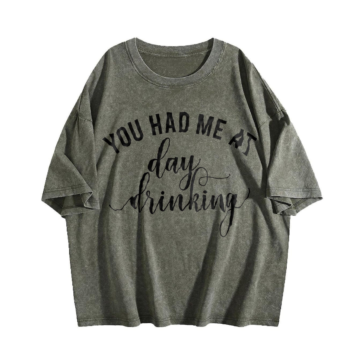 You Had Me At Day Drinking Vintage Washed T-Shirt product image 4