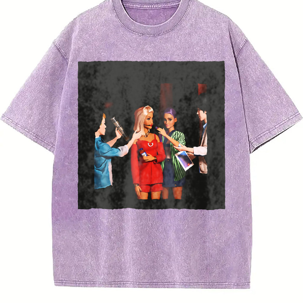 Doll Friends Night Out Vintage Washed T-Shirt product image 6