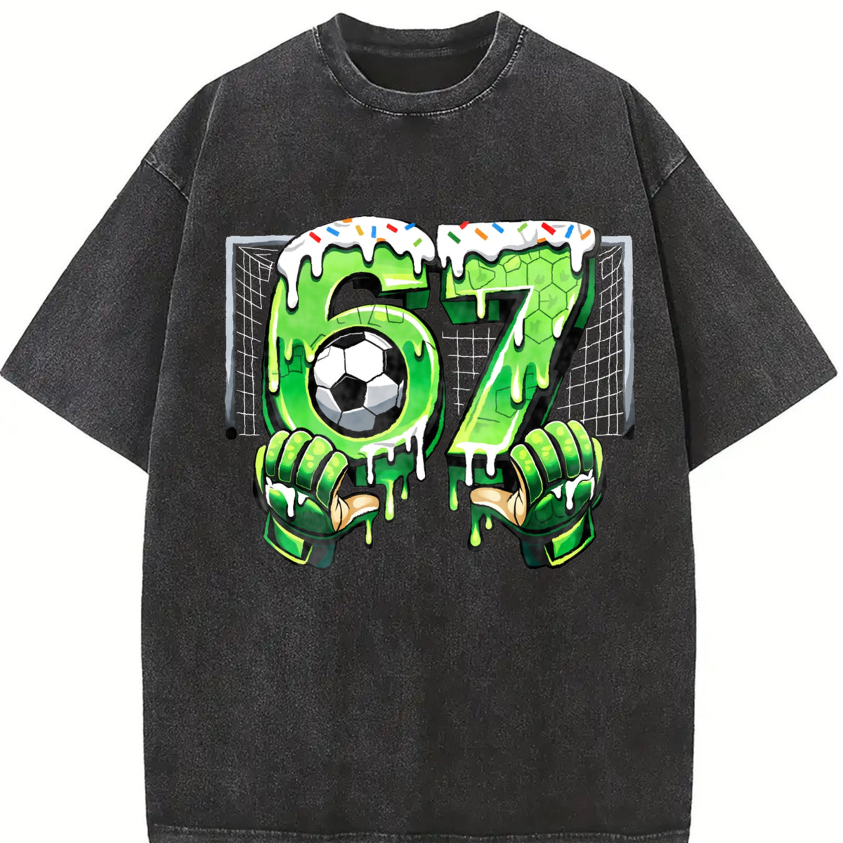 Global Soccer Fan Vintage Washed T-Shirt product image 2