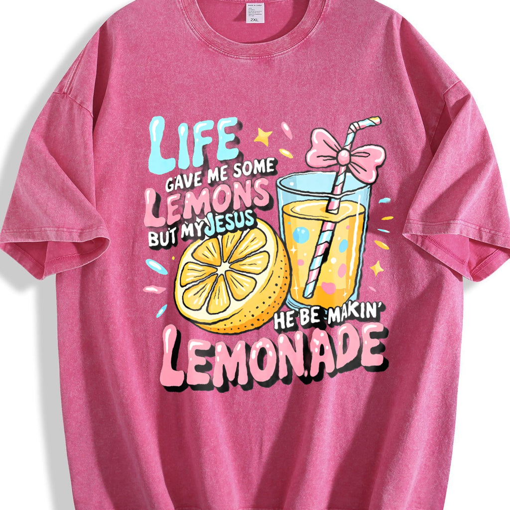 Fun Christian Faith - Life Gave Me Lemons Vintage Washed product image 7