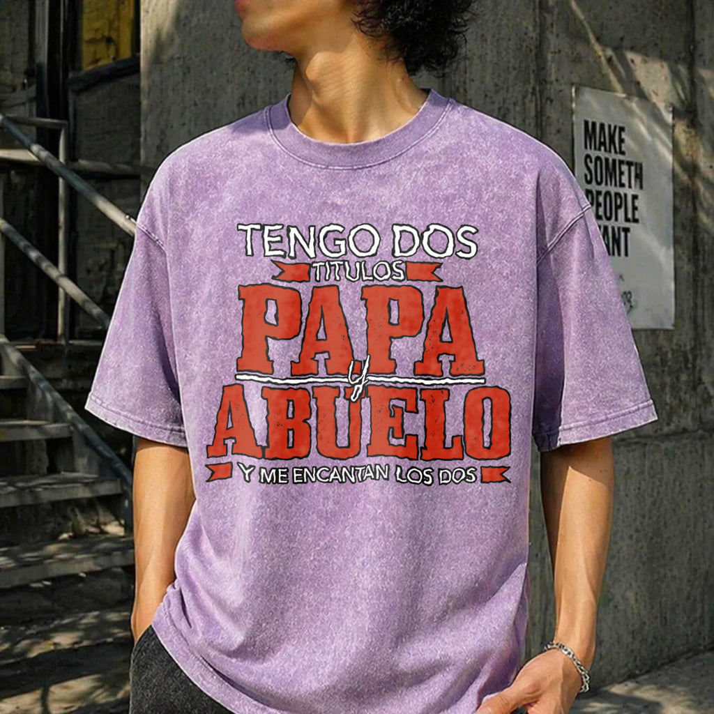 Tengo Dos Titulos Papa Abuelo Funny Spanish Father's product image 13