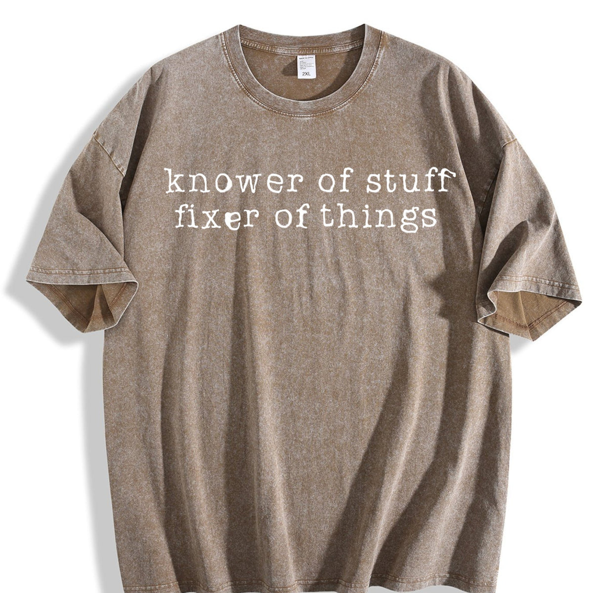 Knower Of Stuff Fixer Of Things Vintage Washed T-Shirt product image 3