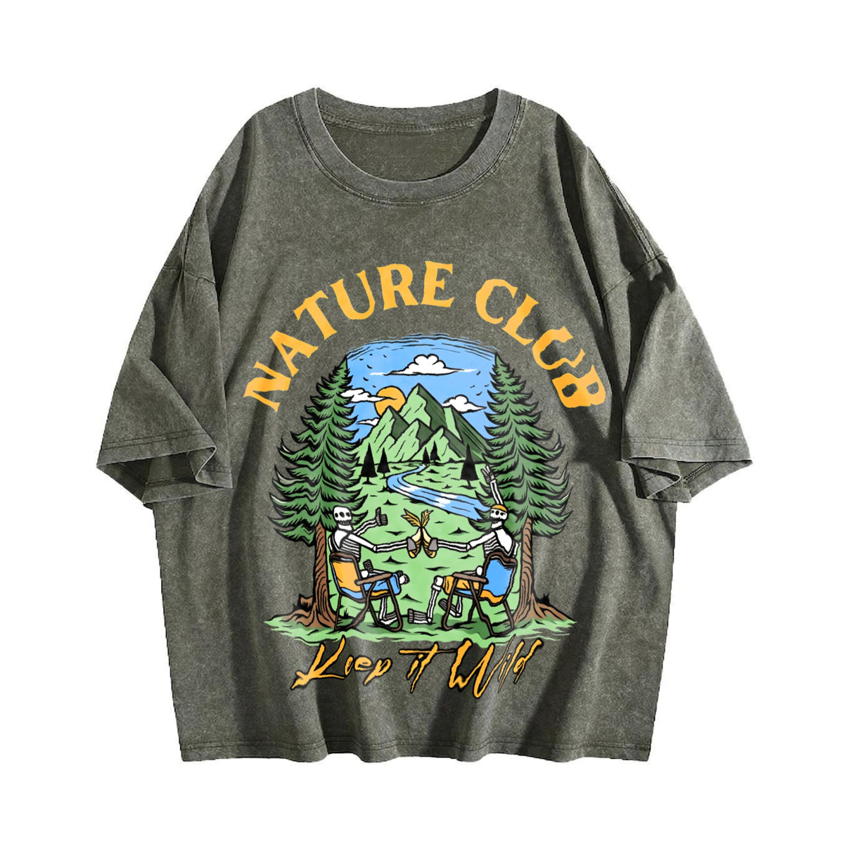 Batik - Mountain & Nature Vintage Washed T-Shirt product image 4