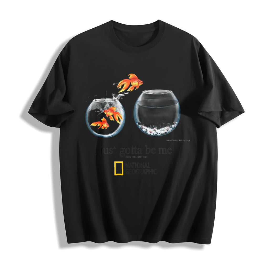 I Just Gotta Be Me Goldfish Cotton T-Shirt product image 1